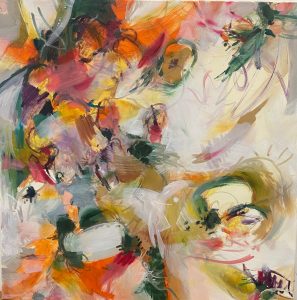 Breezy, 100x100cm, oil on canvas, 2023