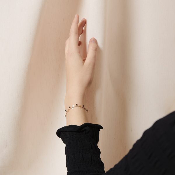 Flügerl Armband mit schwarzen Diamanten – Bild 2