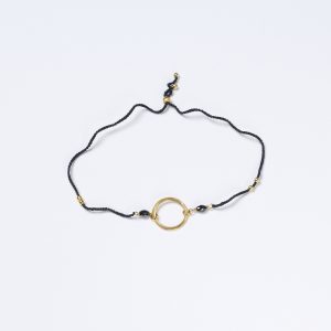 Kreis Armbändchen schwarz