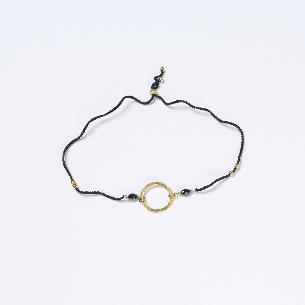 Kreis Armbändchen schwarz