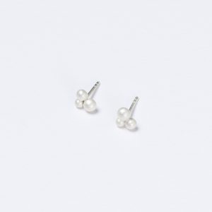 DreierMini Ohrstecker silber