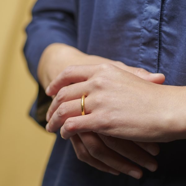 Feingoldring glatt – Bild 2