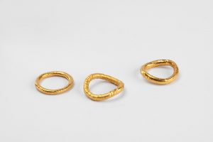Drei Feingold Ringe