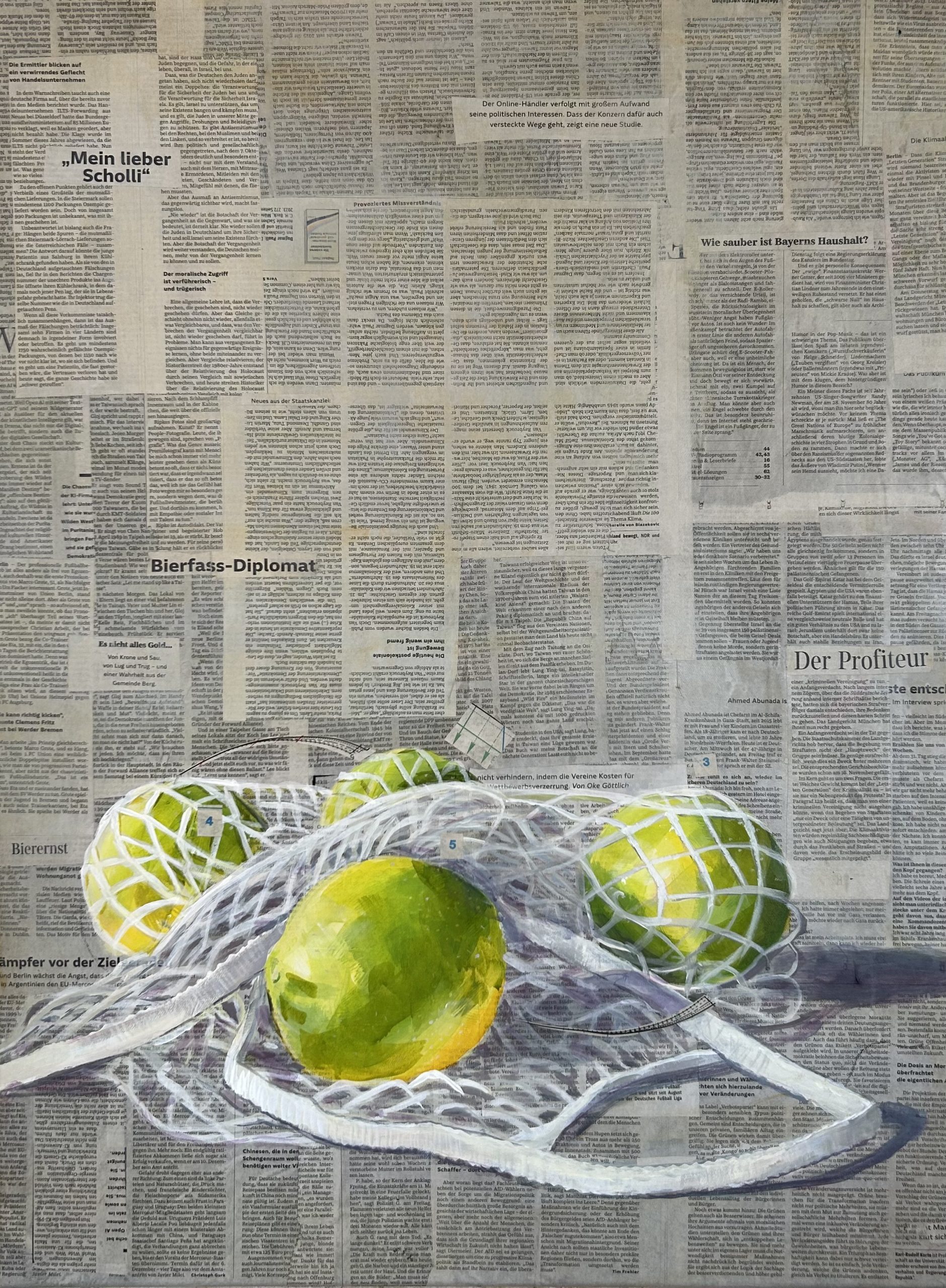"Fruchtbare Netzwerke", gerahmt, 100 x 80 cm, Acryl auf Leinwand "Fruchtbare Netzwerke", gerahmt, 100 x 80 cm, Acryl auf Leinwand