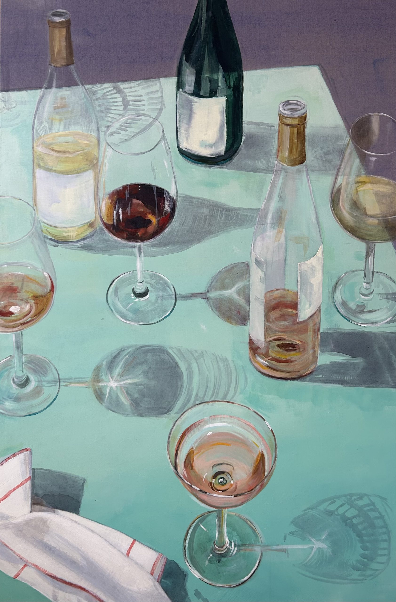 "Liquid Conversations" 120 x 80 cm, Acryl auf Leinwand "Liquid Conversations" 120 x 80 cm, Acryl auf Leinwand