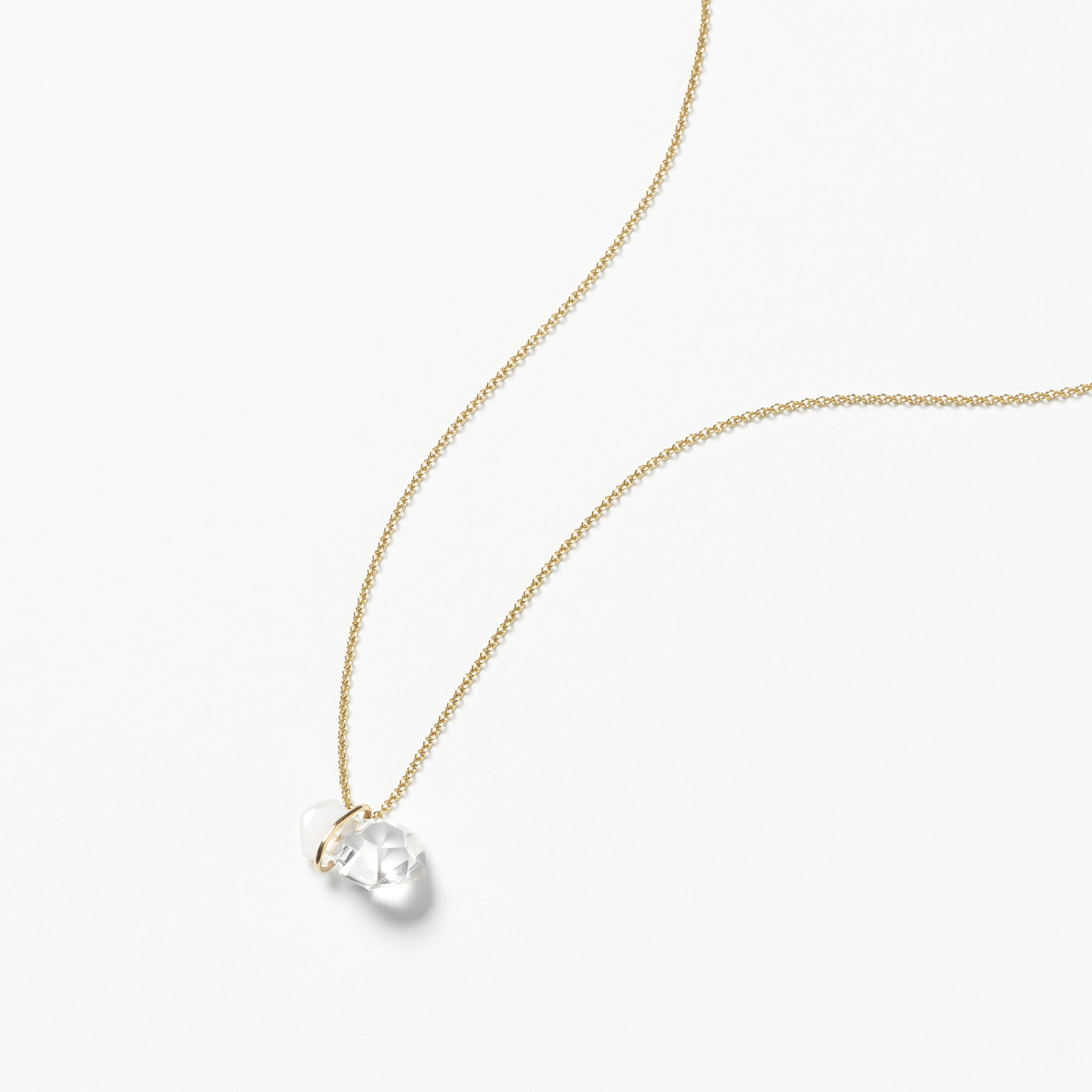 Kette mit Bergkristall Anhänger