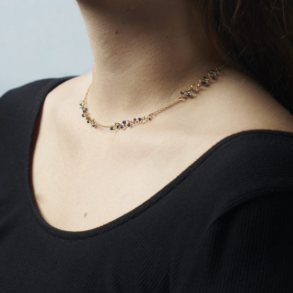 Kette mit Saphiren – Bild 2