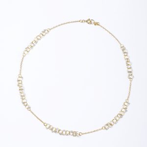 Kette Gold mit Diamanten