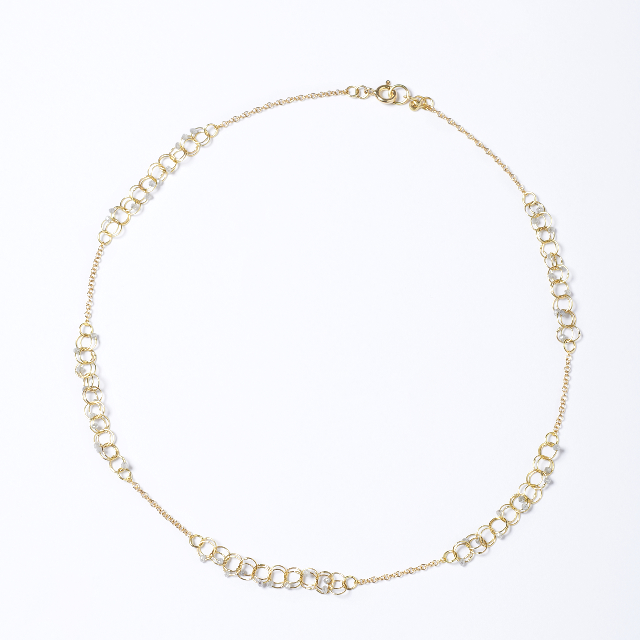 Kette Gold mit Diamanten