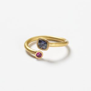 Granat und Rubin Ring