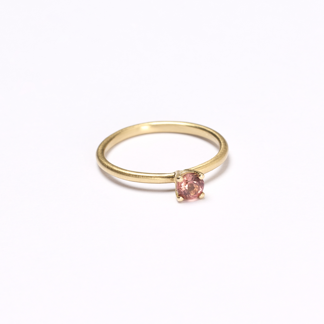 Rosa Turmalin Ring