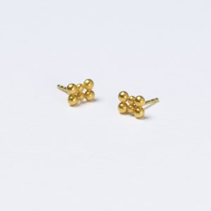 SechserMini Ohrstecker gold