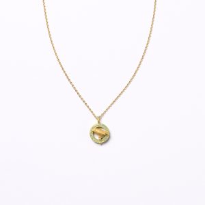 Vögelchen Collier emailliert