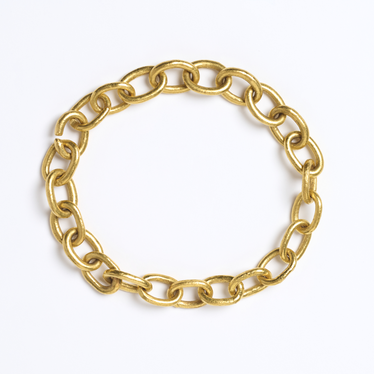 Feingold Armband handgeschmiedet