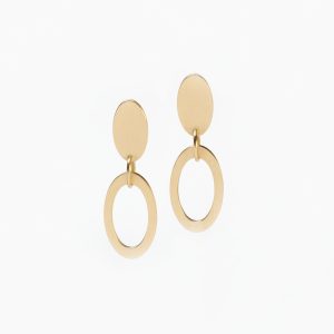 Goldene Ohrringe Linda