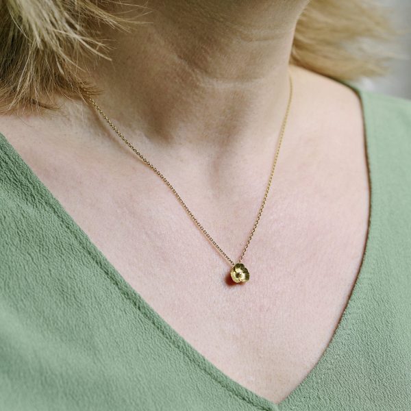 Knöspchen Anhänger mit Brillant – Bild 2