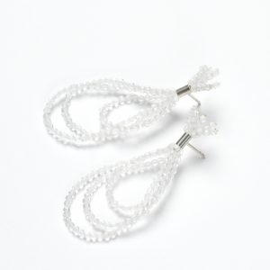 Ohrstecker "Anna" aus 925 Silber mit Bergkristall