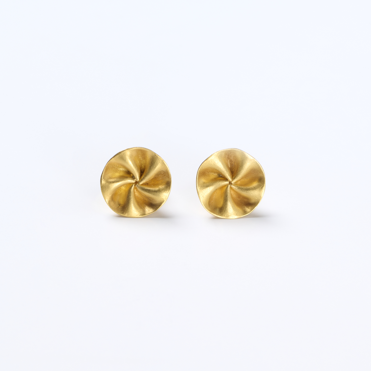 Ohrstecker Spirale aus 900 Gold