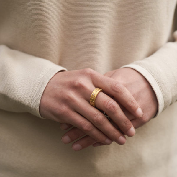 Ring mit Gittermuster – Bild 2