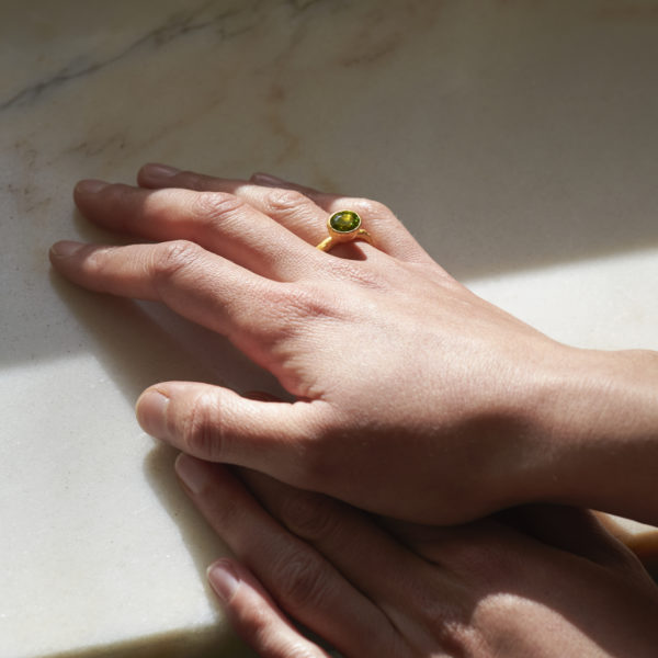Ring mit Turmalin – Bild 2