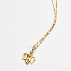 Kette Schutzengel 1, Gold, Diamant