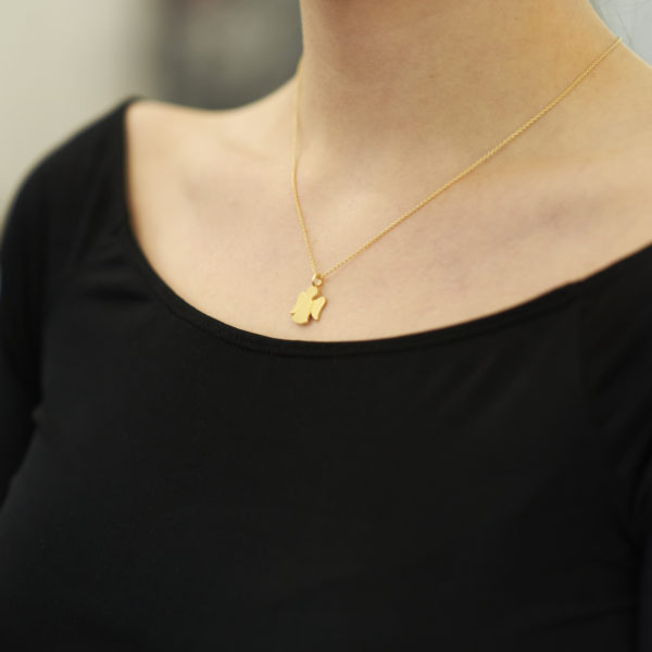 Schutzengel II Kette in Gold – Bild 2